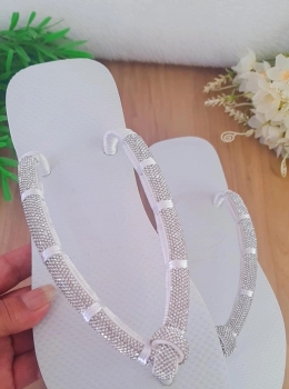 Havaianas Cristal Nozinho Branca Feminina